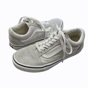 VANS Sneakers Unisex Men 6.5 Women 8 Suede Accent Gray Lace-Up